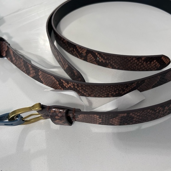 Horseshoe snake print Belt - Picture 3 of 4